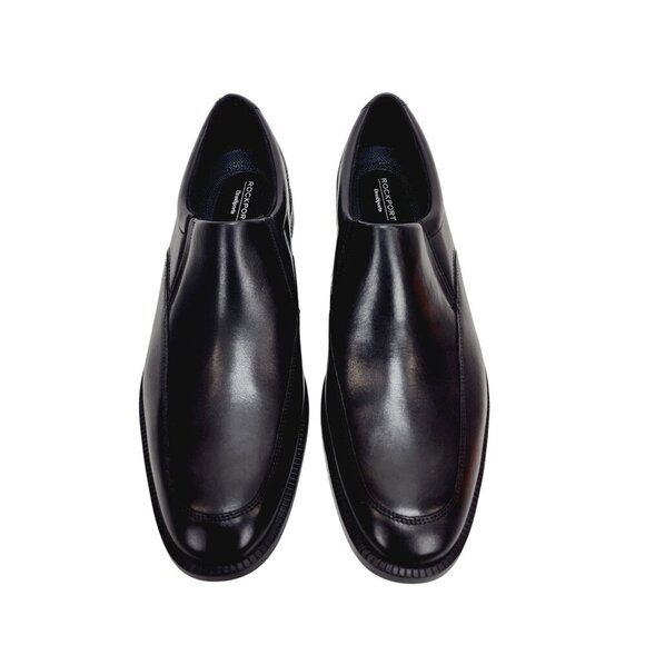 ROCKPORT Charles Road Plain toe Dress Shoes Men's Size US 13 Black New - Picture 1 of 15